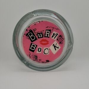 Pink Decorative Glass Ashtray